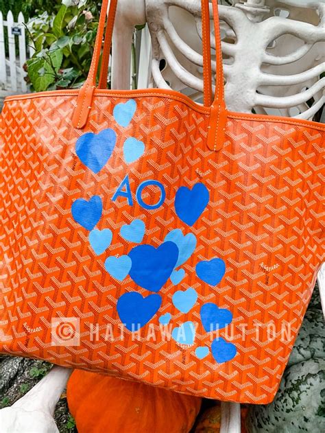 hand painted goyard